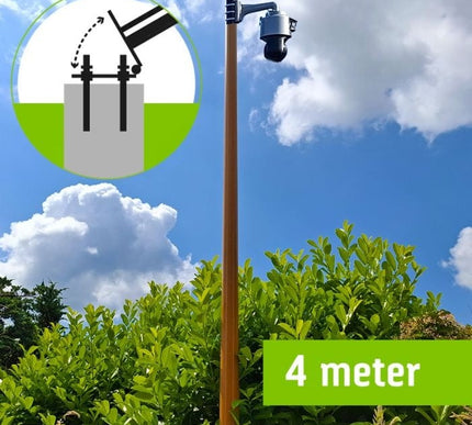 houten_cameramast_met_kantelanker_4_meter