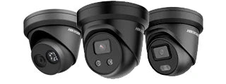 Zwarte ip camera