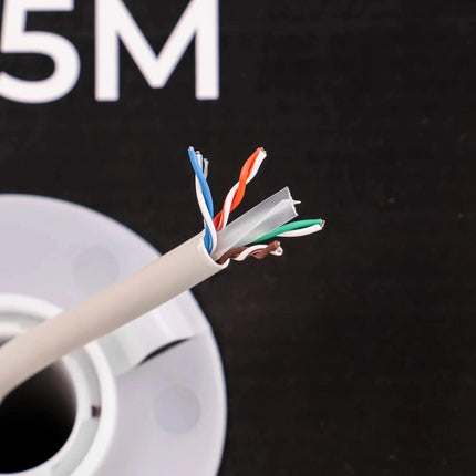 AlarmsystemExpert.co.uk Network cable CAT6 UTP, 305 mtr, Solid cores CCA, indoor cable