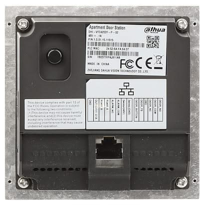 Dahua VTO4202F-P-S2 Video Intercom Camera Main Module