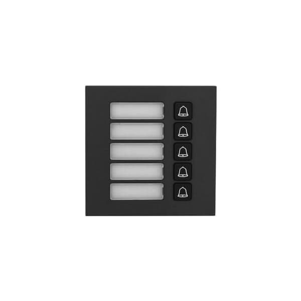 Dahua VTO4202FB-MB5 5-Wege-Klingeltaster Schwarz