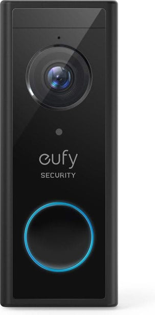 Sonnette vidéo Eufy, résolution 2K, batterie rechargeable, extension à Homebase