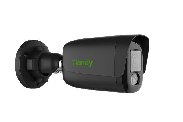 Tiandy TC-C35WS-3RLA28-B, 5MP 2.8mm Bullet camera, Color-maker, PoE, Zwart