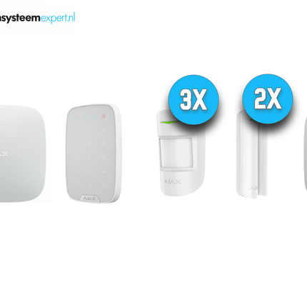 Ajax Systems Ajax Systems Alarm System Kit 4 Wireless (White)