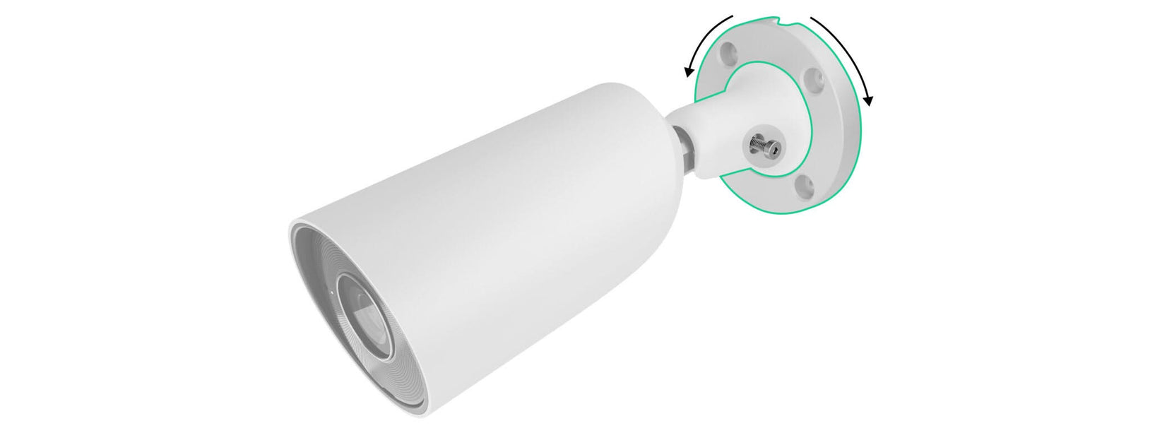 Ajax Systems Ajax Systems BulletCam 8MP Weiß IP Sicherheitskamera