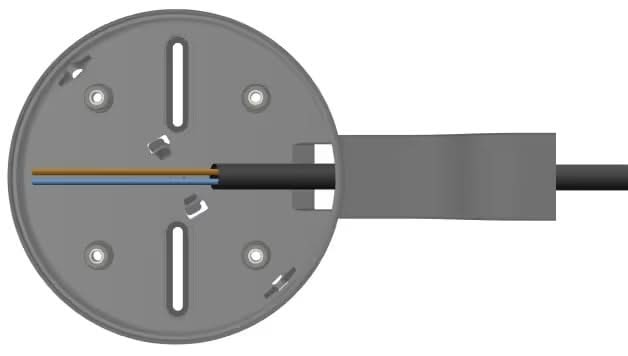 Ajax Systems Ajax Systems CableTrunk Black, cable tray accessory for FireProtect 2 AC fire detectors