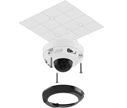 Ajax Systems Ajax Systems DomeCam Mini Zwart 5MP IP-beveiligingscamera