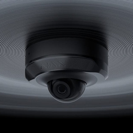 Ajax Systems Ajax Systems DomeCam Zwart Mini 8MP IP-beveiligingscamera