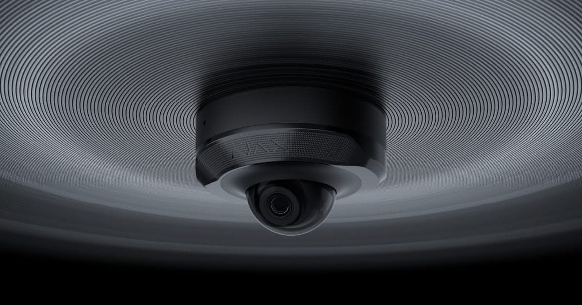 Ajax Systems Ajax Systems DomeCam Black Mini 8MP IP-Sicherheitskamera