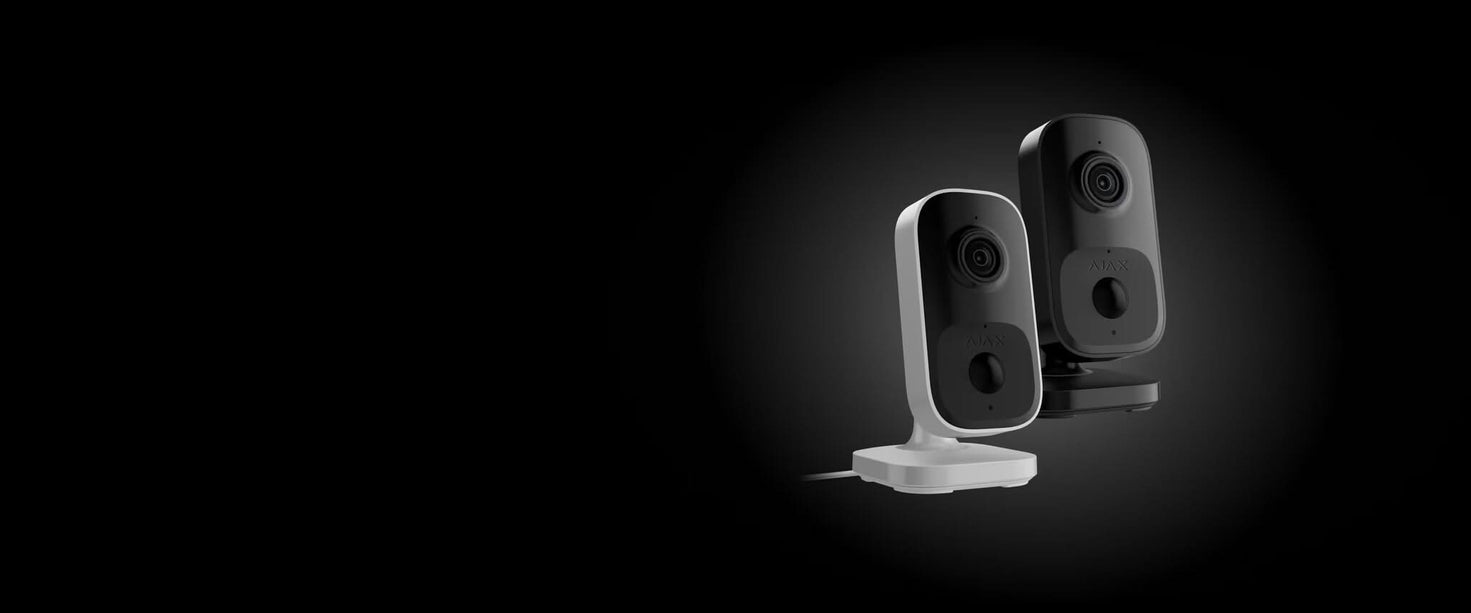 Ajax Systems Ajax Systems IndoorCam,  Wi-Fi camera met PIR-bewegingsdetector en ingebouwde AI Technologie