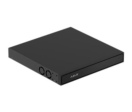 Ajax Systems Ajax Systems NVR H2DAC Recorder 16 Kanalen, 4K HDMI Zonder PoE, Zwart