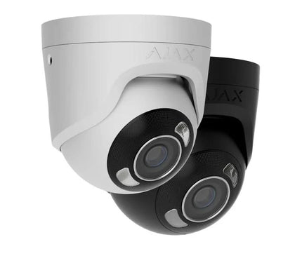 Ajax Systems Ajax Systems TurretCam HL Black 5Mp Hybrid Lighting IP Camera
