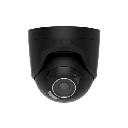 Ajax Systems Ajax Systems TurretCam HL Black 5Mp Hybrid Lighting IP Camera