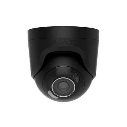 Ajax Systems Ajax Systems TurretCam HL Black 5Mp Hybrid Lighting IP Camera