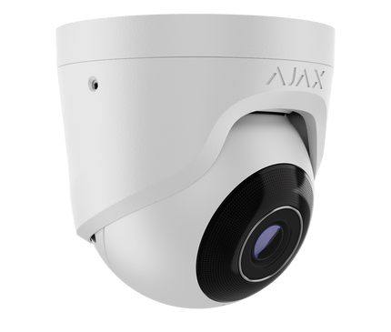 Ajax Systems Ajax Systems TurretCam Wit 8Mp 4K IP-beveiligingscamera