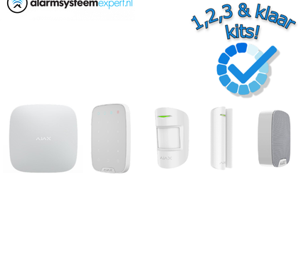 Ajax Systems Alarmsysteem Kit 1 Draadloos (Wit)