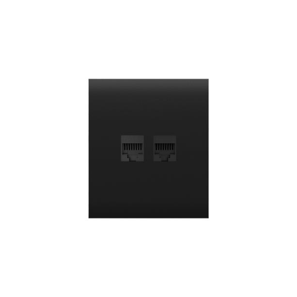 Ajax Systems CenterCover LAN (Horizontal) Plaque, couvercle (sortie réseau LAN)