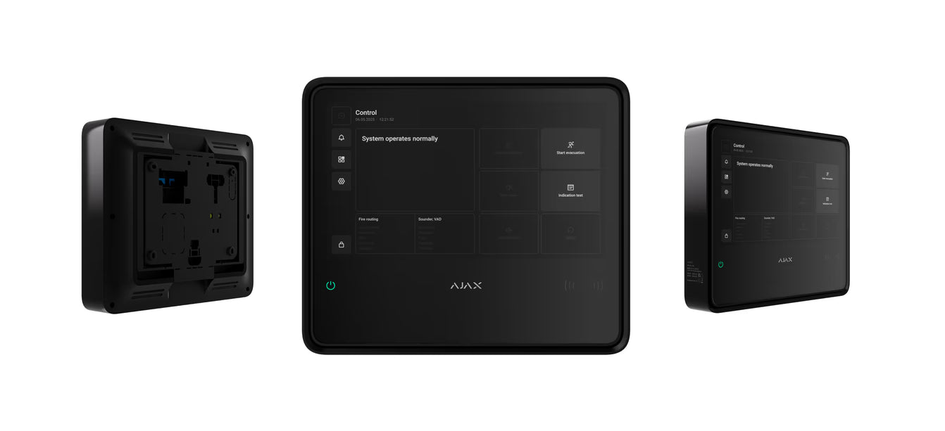 Ajax Systems EN54 Fire Hub Schwarz