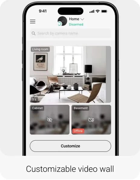 Ajax Systems NVR recorder 16 Kanalen Zwart