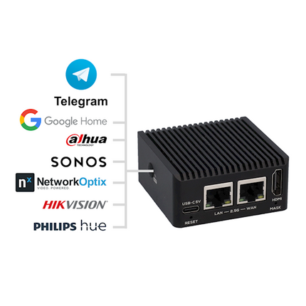 Ajax Systems Smart Hub integratie server t.b.v. andere oplossingen en platformen