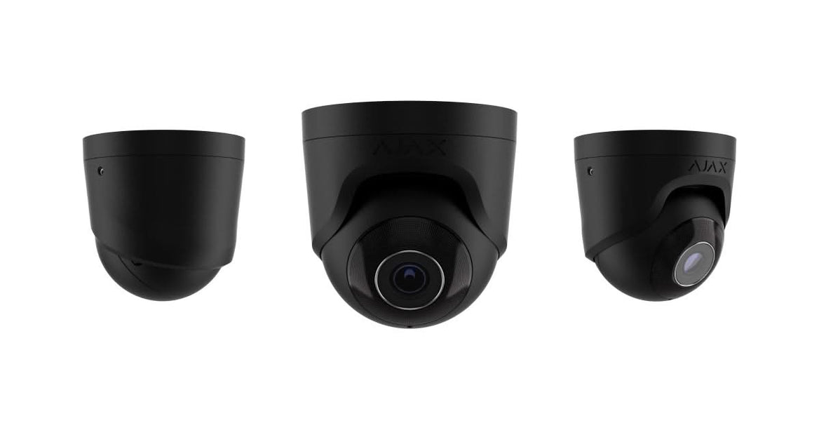 Ajax Systems TurretCam Zwart 5MP IP-beveiligingscamera