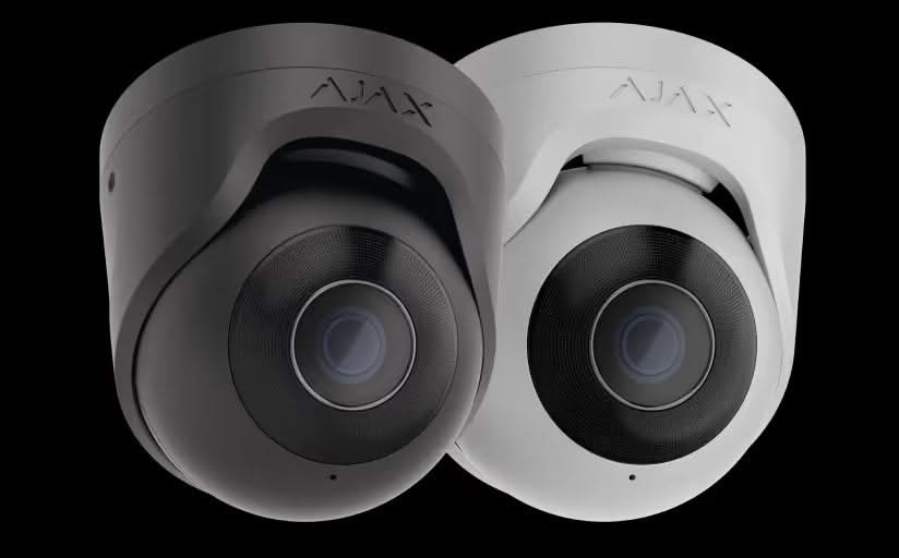 Ajax Systems TurretCam Zwart 8Mp 4K IP-beveiligingscamera
