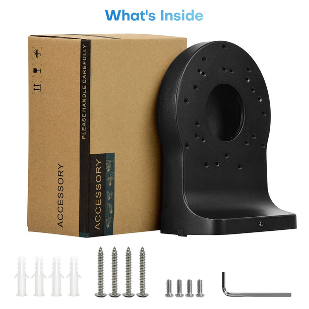 alarmsystemexpert alarmsystemexpert Support de caméra Noir pour caméras Hikvision et Dahua