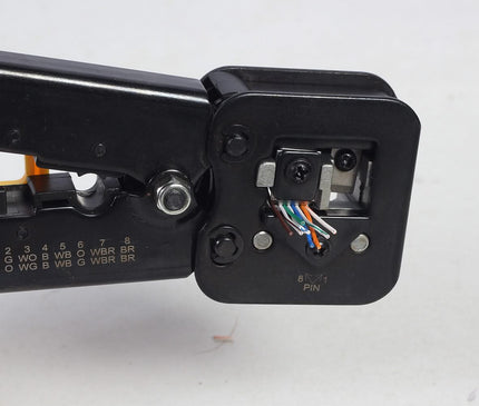alarm system expert alarm system expert T-WC-05 Universal modular crimping pliers, RJ45 / RJ12 / RJ11 for push-through connectors