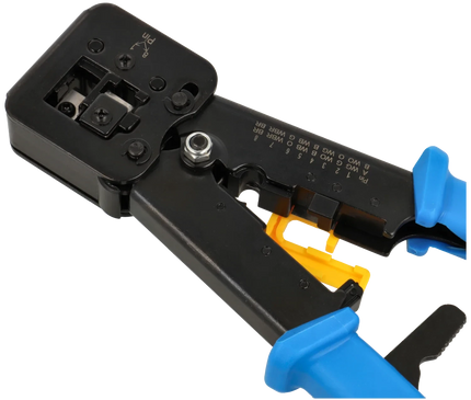 alarm system expert alarm system expert T-WC-05 Universal modular crimping pliers, RJ45 / RJ12 / RJ11 for push-through connectors