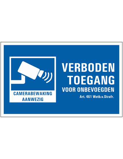 Alarmanlagenexperte Alarmanlagenexperte Warnschild Kameraüberwachung/Einfahrtverbot PVC