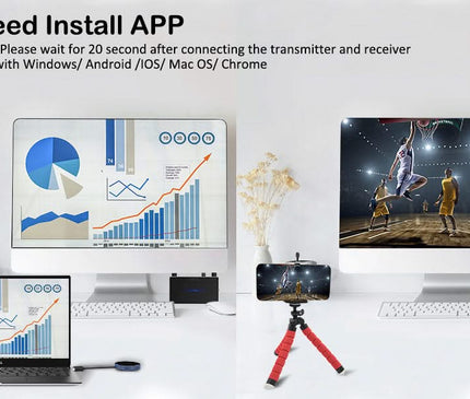 Alarm SystemExpert.com Alarm SystemExpert.com Wireless Hdmi Transmitter And Receiver 4K/30Hz.