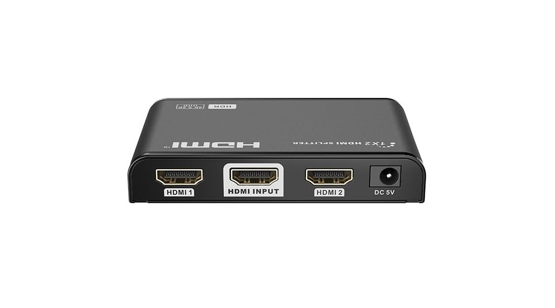 Alarm SystemExpert.de Alarm SystemExpert.de HDMI 2-Port Splitter, 4K 60Hz UHD