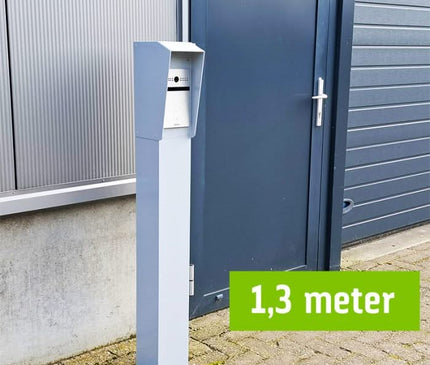 AlarmsysteemExpert.nl AlarmsysteemExpert.nl Intercomzuil 130cm, 15x15cm Dubbellaags gepoedercoat