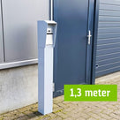 Farbe: RAL 9006 (grau)