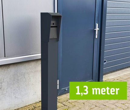 AlarmsysteemExpert.nl AlarmsysteemExpert.nl Intercomzuil 130cm, 15x15cm Dubbellaags gepoedercoat