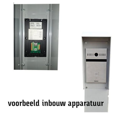 AlarmsysteemExpert.nl AlarmsysteemExpert.nl Intercomzuil 230cm, 15x15cm Dubbellaags gepoedercoat