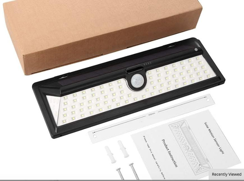Alarm SystemExpert.de Alarm SystemExpert.de LED-Außenstrahler mit Sensor (kabellos)