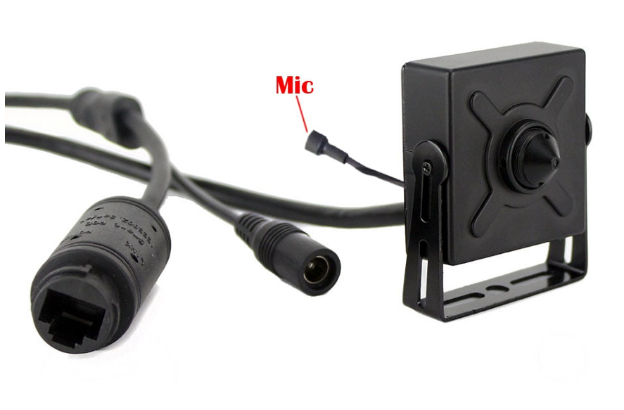 Alarm SystemExpert.de Pinhole IP Kamera 4Mp, 75-Grad-Blickwinkel 3,7mm Objektiv, PoE, Mikrofon