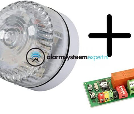 Alarm SystemExpert.de Alarm SystemExpert.de Profi-Blitz, niedriges Modell + JB-111N