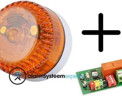 Alarm SystemExpert.de Alarm SystemExpert.de Profi-Blitz, niedriges Modell + JB-111N