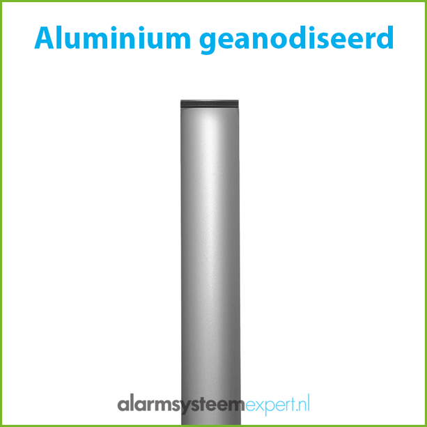 Alarm SystemExpert.co.uk Mât de caméra rond avec ancrage inclinable 5 mètres Ø 90mm