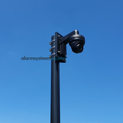 Alarm SystemExpert.co.uk Runder Kameramast mit Kippanker 3 Meter