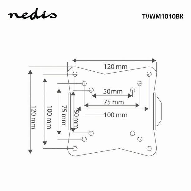 Alarm SystemExpert.co.uk Alarm SystemExpert.co.uk TV-Wandhalterung, fest 13-27", max. 30Kg. Kleiner Wandabstand 20mm