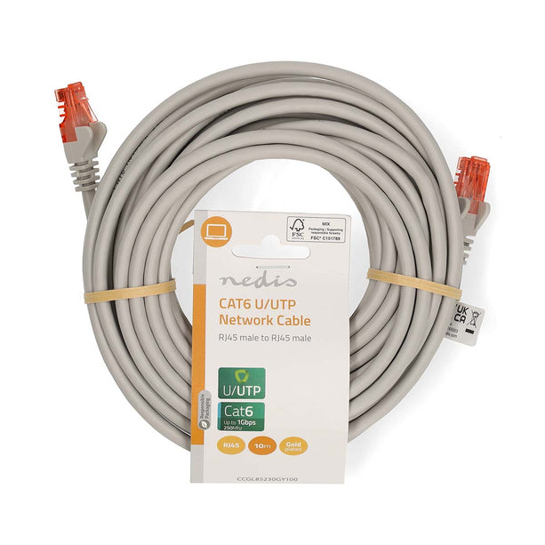 Alarm SystemExpert.de UTP CAT6 Netzwerkkabel 10.0 m