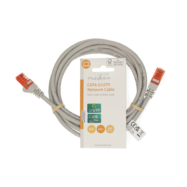 Alarm SystemExpert.de UTP CAT6 Netzwerkkabel 2.0 m