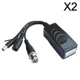 Alarm SystemExpert.co.uk Alarm SystemExpert.co.uk Video Balun Set für Video, Daten und Strom über UTP