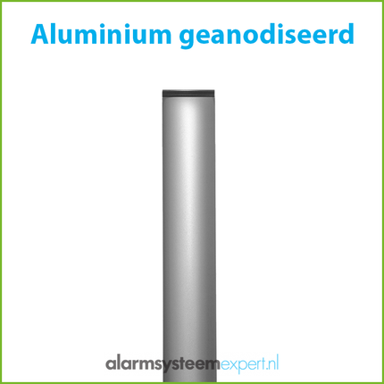 AlarmsysteemExpert.nl Cameramast 2 meter Ø 90mm met RVS muurbeugels