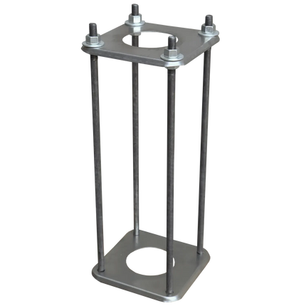 AlarmsysteemExpert.nl Cameramast 3.5m Donkergrijs, Gegalvaniseerd staal, Bliksemafleider DEMO