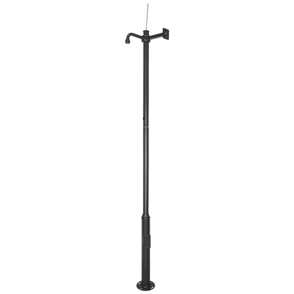 Alarm SystemExpert.nl Alarm SystemExpert.nl Camera mast 3.5m Dark gray, Galvanized steel, Lightning rod DEMO