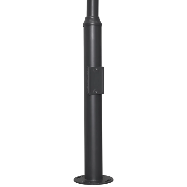 Alarm SystemExpert.co.uk Mât de caméra 3.5m Gris foncé, Acier galvanisé, Paratonnerre DEMO